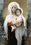 Photo of The Madonna of the Roses by William-Adolphe Bouguereau