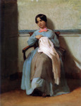 Photo of a Portrait of Leonie Bouguereau by William-Adolphe Bouguereau