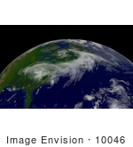 #10046 Picture Of Tropical Storm Katrina
