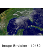 #10482 Picture Of Tropical Storm Claudette