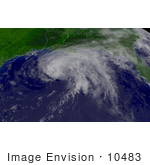 #10483 Picture Of Tropical Storm Claudette