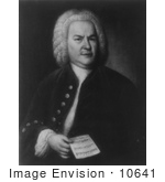 #10641 Picture Of Johann Sebastian Bach