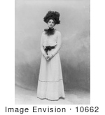 #10662 Picture Of Ethel Barrymore Standing In A Dress