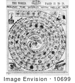 #10699 Picture Of Round The World With Nellie Bly