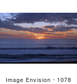 #1078 Photograph Of An Ocean Sunset Brookings Oregon