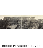 #10795 Picture Of The Roman Coliseum Interior