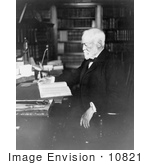 #10821 Picture Of Andrew Carnegie Reading