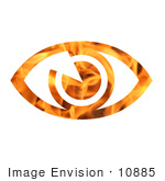 #10885 Picture Of A Flaming Eye
