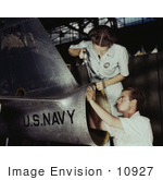 #10927 Picture Of Riveters Building Airplanes