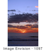 #1097 Photograph Of An Ocean Sunset Brookings Oregon
