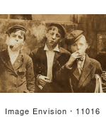 #11016 Picture Of Newsie Boys Smoking