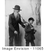 #11065 Picture Of A Senior Man With Child