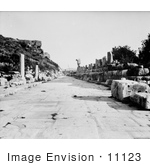 #11123 Picture Of A Marble Street Of Ephesus