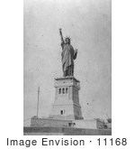 #11168 Picture Of The Statue Of Liberty 1886