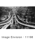 #11198 Picture Of Constructing The Manhattan Bridge