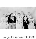 #11229 Picture Of Frances Cleveland And The Ladies Of The Cabinet