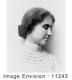 #11243 Picture Of Helen Keller In Profile 1904