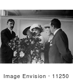#11250 Picture Of Helen Keller At A Flower Show
