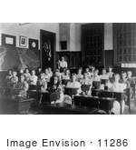 #11286 Picture Of A Classroom Of Children