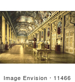 #11466 Picture Of An Art Gallery In The Louvre