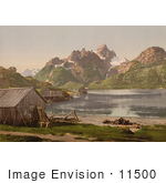 #11500 Picture Of Stilt Houses Raftsund Lofoten Norway