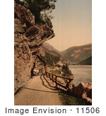 #11506 Picture Of A Horse Drawn Carriage On A Dirt Road Norway