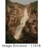 #11518 Picture Of Silvefos Waterfall Norway