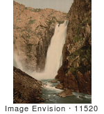 #11520 Picture Of A Waterfall Vorinfos Hardanger Fjord