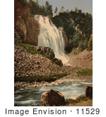 #11529 Picture Of A Waterfall In Hardanger Fjord