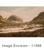 #11566 Picture Of Tverdalen At Advent Bay Spitzbergen Norway