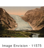 #11575 Picture Of A Glacier Bojumsbrae Sognefjord Norway