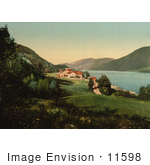 #11598 Picture Of Homes On The Waterfront Tinnoset Telemark Norway