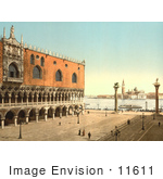 #11611 Picture Of Doges’ Palace Piazzetta Venice