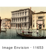 #11653 Picture Of Rezzonico Palace Venice Italy
