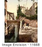 #11668 Picture Of St Christopher Canal Venice Italy