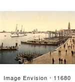 #11680 Picture Of Hohenzollern In Venice Harbor Venice Italy