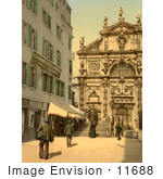 #11688 Picture Of A Church Of San Moise Venice Italy