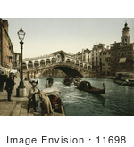 #11698 Picture Of The Rialto Bridge Venice Italy