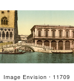 #11709 Picture Of The Bridge Of Sighs Venice Italy