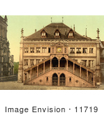 #11719 Picture Of A Facade Of The Town Hall In Berne Switzerland