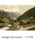 #11735 Picture Of Lauterbrunnen Valley In Switzerland