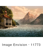 #11773 Picture Of Tell’S Chapel On Lake Lucerne