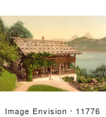 #11776 Picture Of Home On Lake Lucerne In Rutli Meadow