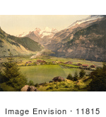 #11815 Picture Of Kandersteg Village In Switzerland