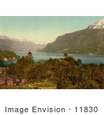 #11830 Picture Of The Lake Of Brienz In Switzerland