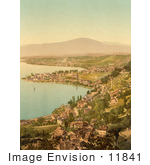 #11841 Picture Of Montreux And Clarens Lake Geneva Switzerland