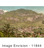 #11844 Picture Of An Aerial Of Meiringen Bernese Oberland Switzerland