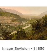 #11850 Picture Of St Maurice In Switzerland
