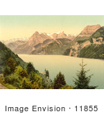 #11855 Picture Of Urnersee And Urirotstock Mountain On Lake Lucerne