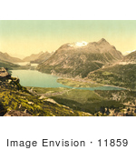 #11859 Picture Of An Agricultural Lakefront Valley Switzerland